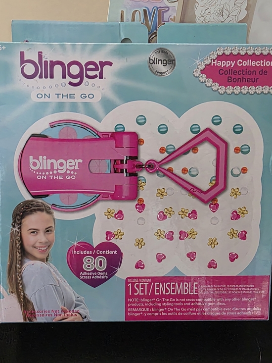 blinger Other - Blinger Pink Gem Applicator Kit For Hair - New